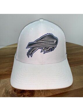 Men's Buffalo Bills '47 White Snowball Trophy Stretch Fit Hat M / L NFL
